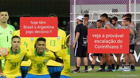 Você sabia que o nome corinthians foi inspirado no corinthian fc de. Hoje tem jogo decisivo de Brasil x Argentina, veja a ...