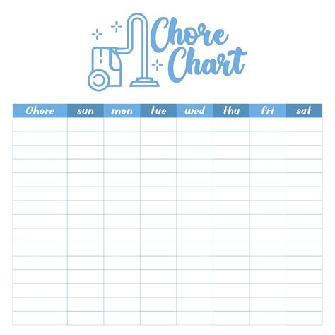 10 Best Monthly Chore Chart Printable Templates Pdf For Free At Printablee