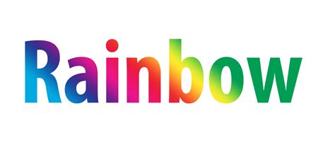 Lettering Rainbow Font Lissimore Photography