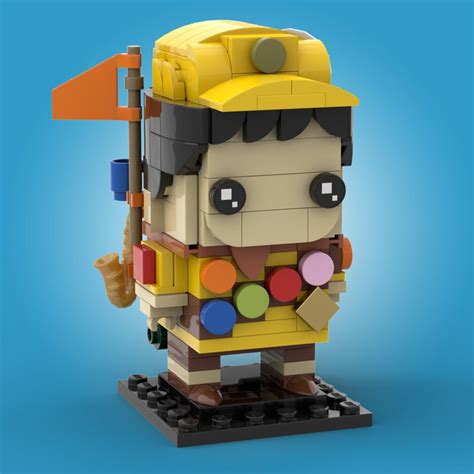 Lego Moc Custom Russell Pixar Up Brickheadz By Custominstructions
