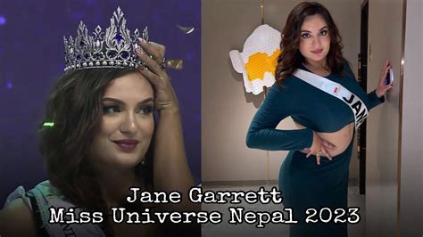 Jane Garrett Newly Crowned Miss Universe Nepal 2023 Is Ready To Make Her Mark At The 72nd Mu
