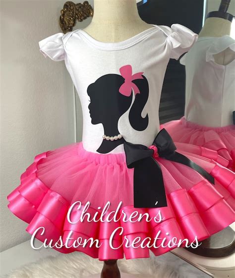 Barbie Birthday Outfit Barbie Outfit Birthday Dress Girl Etsy