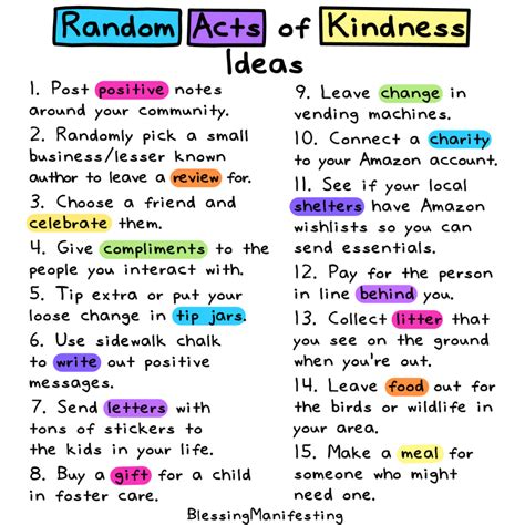 56 Random Acts Of Kindness Ideas Artofit