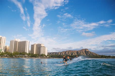 Surfing The Famous Waikiki Beach The Elevated Moments