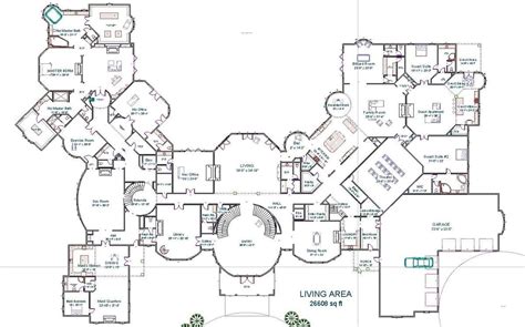 Pin By Asbar On القصر Mansion Floor Plan Unique House Plans Luxury