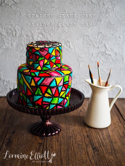 Stained Glass Pattern Cake Not Quite Nigella
