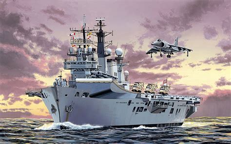 Immagine Portaerei Ark Royal Hms Ark Royal R09 Nave Disegnate
