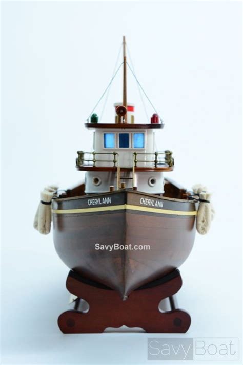 Models And Kits The Cheryl Ann Tugboat Wooden Boat Model 20 1955