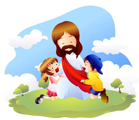 Jesus And Children Clipart Free Vector N Clip Art