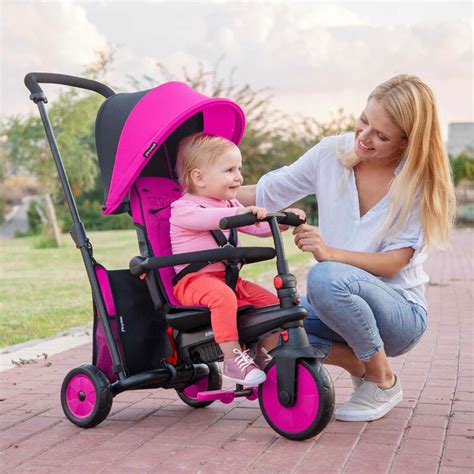 Smartrike Str3 6 Stage Folding Stroller Certified Trike Pink Toys