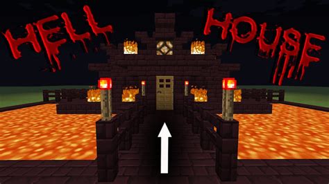Minecraft How To Build A Survival House Nether House Hell House