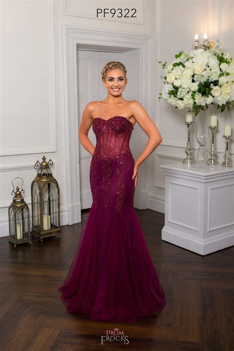 Order prom dresses 2020 uk from the new jovani collection, available now online and in shops. PF9322 Blackcurrant Prom/Evening Dress - Prom Frocks UK ...