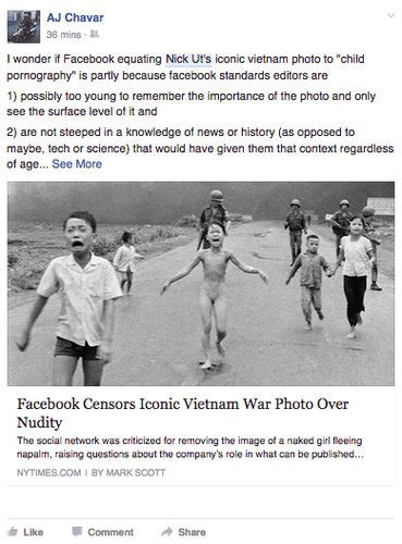 Facebook Restores Iconic Vietnam War Photo It Censored For Nudity The