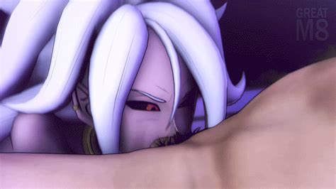 Rule 34 3d Android 21 Android 21 Evil Animated Blowjob