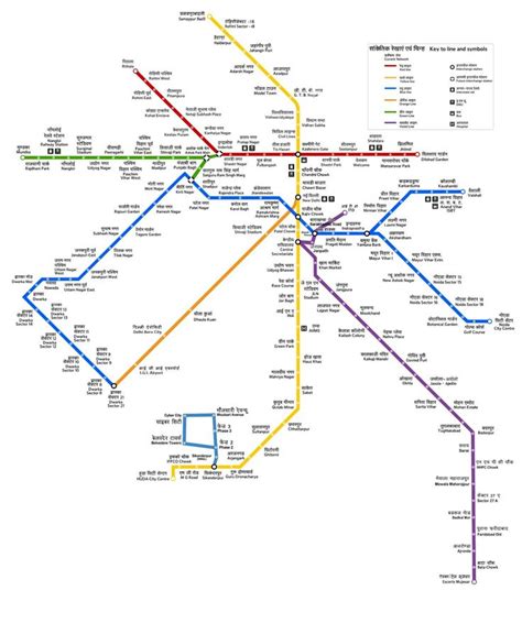 Delhi Metro Metro Map Delhi Map