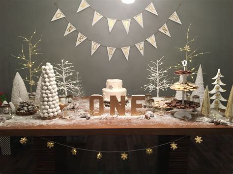 Pin By Kate On Birthday Party Themes Winter Onederland Birthday Party