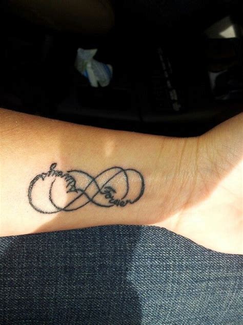 Double Infinity With Always And Forever For My Hubby Infinity Tattoos