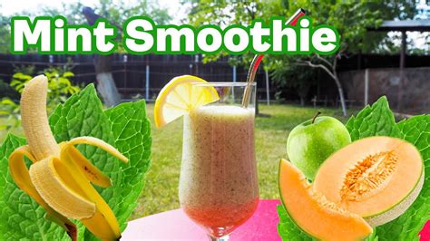 End result is a delicious strawberry banana smoothie, ready to be poured into your serving glass. How to make smoothie at home | Mint, melon, apple, banana | delicious summer smoothie - YouTube
