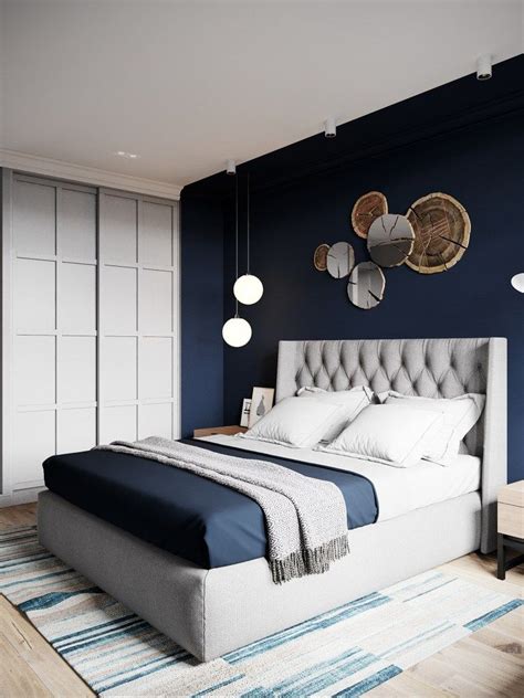 Precioso dormitorio en tonos pastel. Dormitorio azul oscuro | Dormitorios, Colores para ...