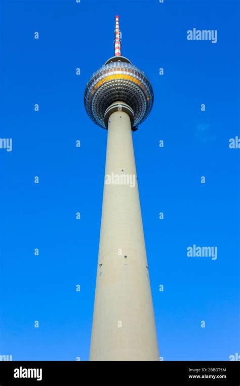 Berlin Tower Tv Tower In Berlin Stock Photo Alamy