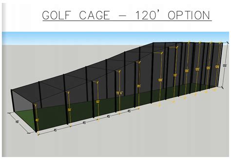 Golf Barrier Netting Driving Range Netting Installation