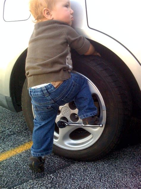 Bill In Tahoe Changing A Car Tire Part