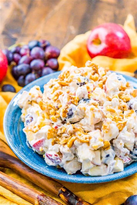Apple Grape Salad Recipe No Cooking Required Sugar And Soul