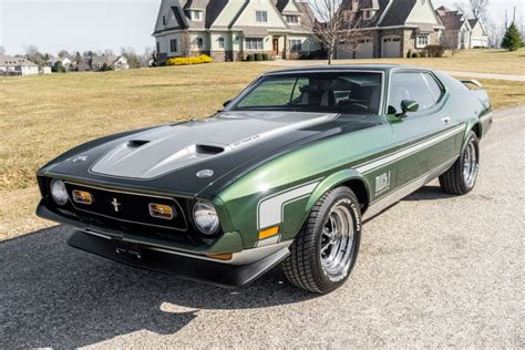 1972 Ford Mustang Mach 1 4 Speed For Sale On Bat Auctions Closed On