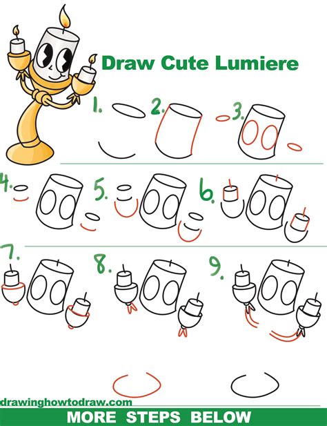 Step By Step How Drawing Disney Characters At