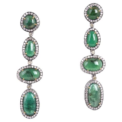 Elegant Natural Turquoise Diamond Drop Earrings At Stdibs Turquoise