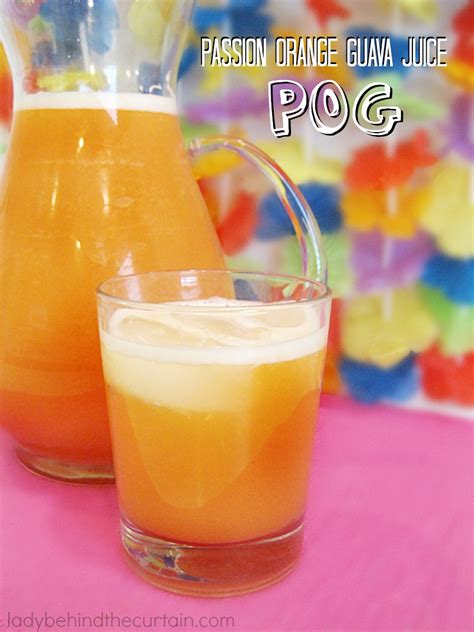 Island Passion Orange Guava Juice Tropical Drink For Easter