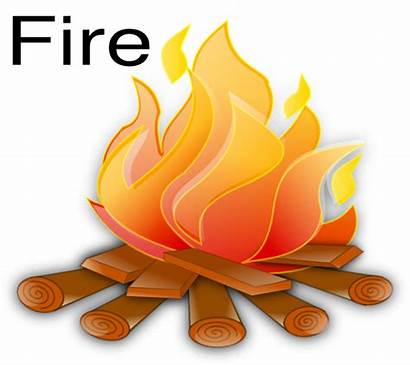 Fire Clipart Clip Flames Flame Wood Vector