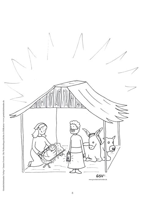 Der glückliche engel (sketch für drei kinder). Die Weihnachtsgeschichte in Bildkarten