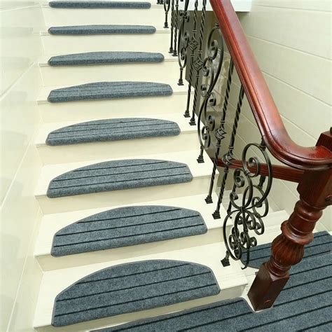 Stair Treads Pad Self Adhesive Staircase Mats Anti Skid Step Rugs