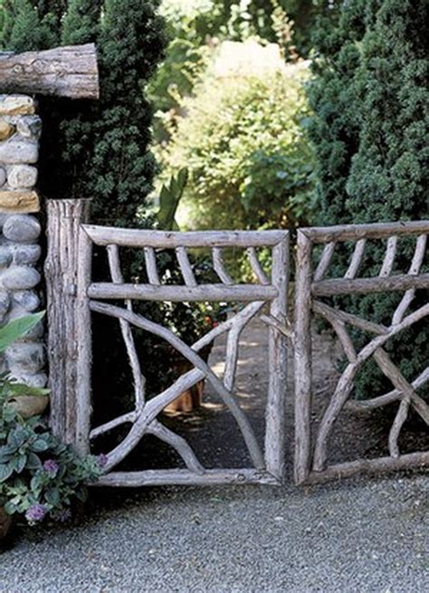 Inspiring Rustic Garden Gates Design Ideas Metal Garden