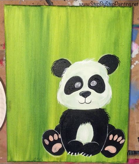 Panda Painting Step By Step Acrylic Tutorial With Pictures And Video