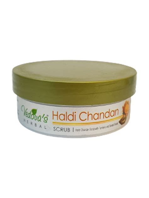 Cream Vedova S Haldi Chandan Scrub Packaging Size 50 Gm At Rs 145