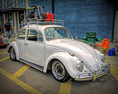 Classic Volkswagen Beetle Cruising The Coast Digital Art By Rebecca