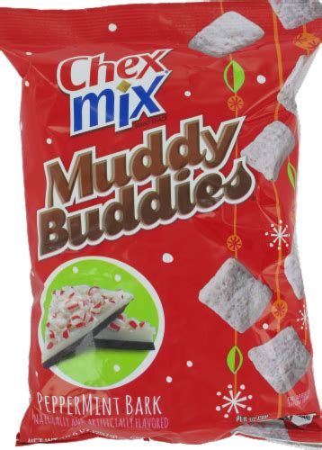 chex mix muddy buddies peppermint bark mix 10 5 oz kroger