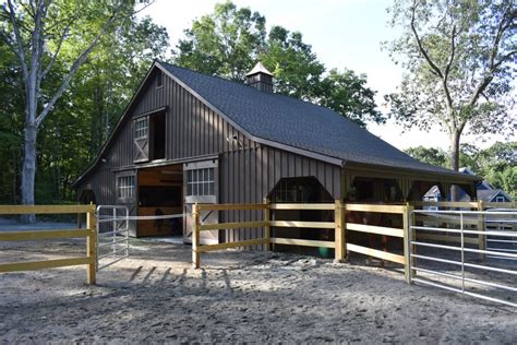 The Best Horse Barns Depending On How Many Horses You Have Jandn