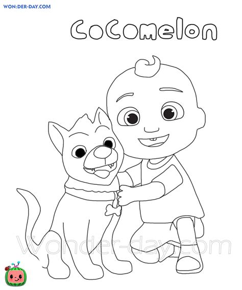 Nina Cocomelon Coloring Page