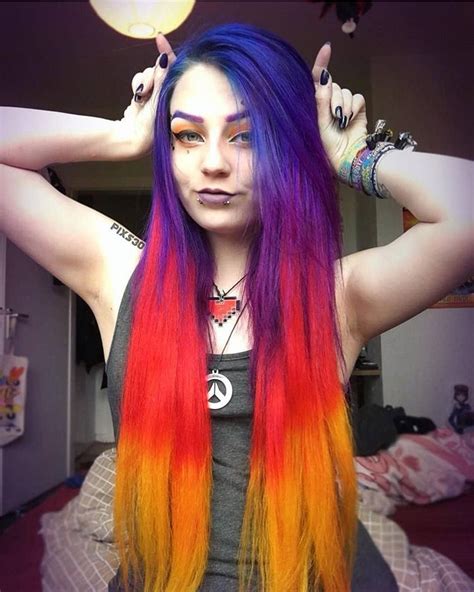 Colorful Hair All Day Coloredbeauties • Instagram Photos And