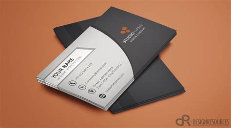 Free Simple Corporate Business Card Dr Design Resources