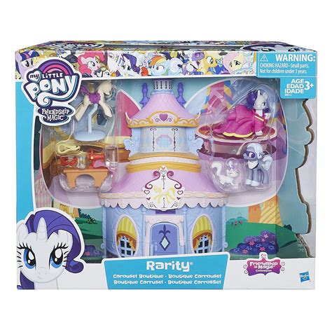 New My Little Pony The Movie Rarity Carousel Boutique Play Set