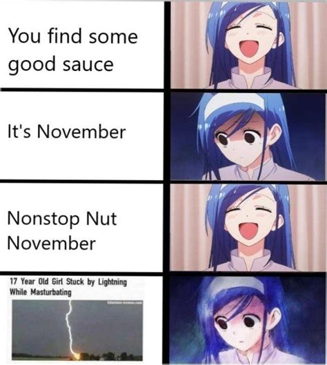 Anime Girl Nonstop Nut November Know Your Meme