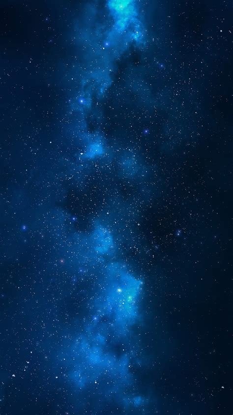 Blue Galaxy Wallp Andromeda Awesome Cool Night Starlight Stars