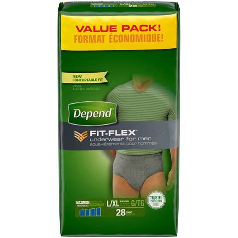 Depend For Men Incontinence Underwear Maximum Absorbency Lxl 28ct