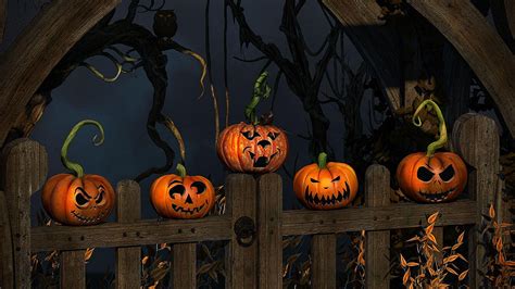 47 Halloween Desktop Wallpaper 1920x1080 On Wallpapersafari