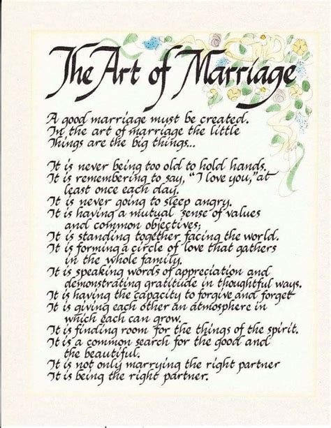♥️♥️♥️ Marriage Poems Wedding Poems The Art Of Marriage