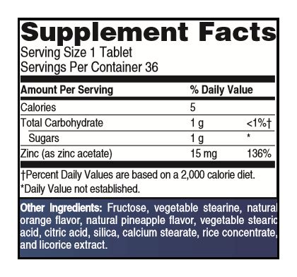 Buy Advanced Zinc Acetate Supplements at Advanced Bionutritionals